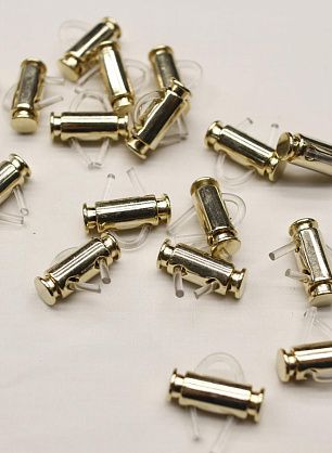 Фиксатор для шнура металл золото - в интернет-магазине тканей Тессутидея арт. F-6921