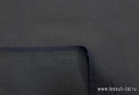 Плательная стрейч (о) темно-синяя - итальянские ткани Тессутидея арт. 03-5580