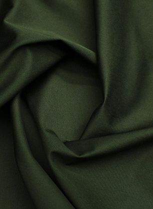 Хлопок стрейч костюмный 350 г/м (о) темно-зеленый - в интернет-магазине тканей Тессутидея арт. 01-7773