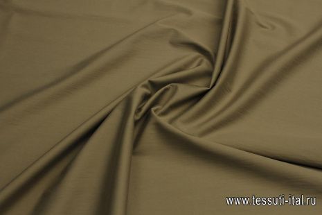 Плащевая с водоотталкивающим покрытием (о) светло-коричневая - итальянские ткани Тессутидея арт. 11-0447