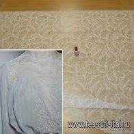 Кружевное полотно (о) белое Solstiss ш-100см - итальянские ткани Тессутидея арт. 03-2002