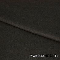 Пальтовая велюр (о) черная ш-150см - итальянские ткани Тессутидея арт. 09-1183