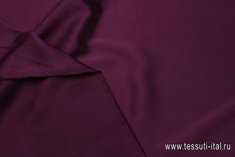 Подкладочная стрейч (о) сливовая - итальянские ткани Тессутидея арт. 07-1477