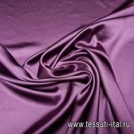 Шелк атлас стрейч (о) сиренево-фиолетовый Armani - итальянские ткани Тессутидея арт. 02-6386