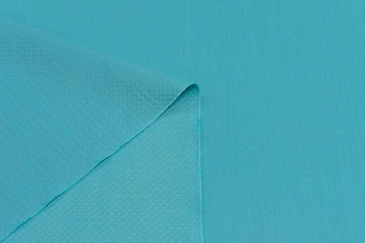 Хлопок жаккард (о) бирюзовый - итальянские ткани Тессутидея арт. 01-6883