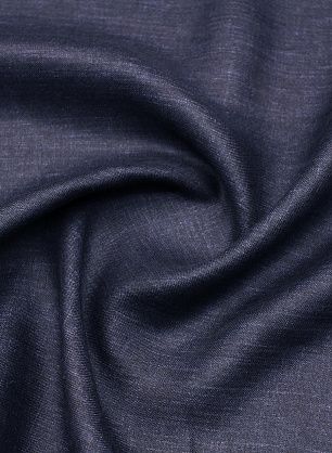 Лен костюмный дабл (о) синий/темно-синий - в интернет-магазине тканей Тессутидея арт. 16-0968