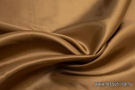 Подкладочная (о) светло-коричневая - итальянские ткани Тессутидея арт. 08-1014