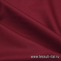 Костюмная шерсть (о) бордовая - итальянские ткани Тессутидея арт. 05-4998
