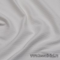 Хлопок стрейч фактурный (о) белый - итальянские ткани Тессутидея арт. 01-7091