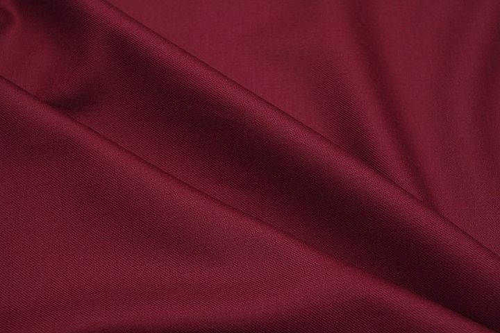 Костюмная шерсть (о) бордовая - итальянские ткани Тессутидея арт. 05-4998