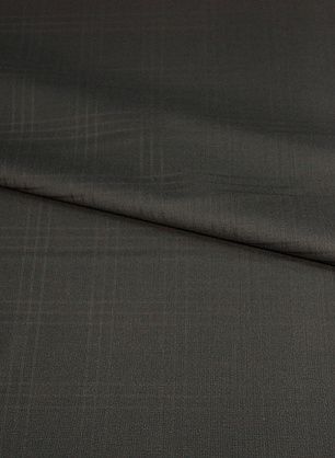 Костюмная стрейч (о) темно-синяя клетка ш-155см - в интернет-магазине тканей Тессутидея арт. 05-2282