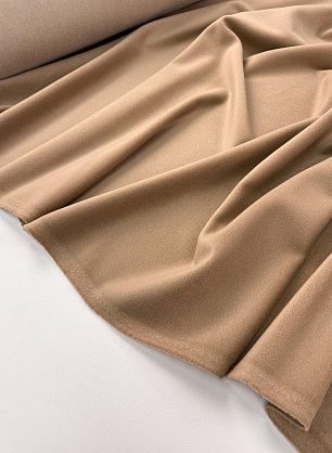 Пальтовая шерсть велюр (о) бежевая - в интернет-магазине тканей Тессутидея арт. 09-2189