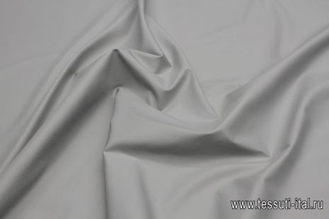Хлопок стрейч костюмный (о) серый - итальянские ткани Тессутидея арт. 01-7202