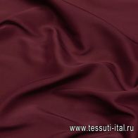 Подкладочная стрейч (о) темно-бордовая - итальянские ткани Тессутидея арт. 07-1423