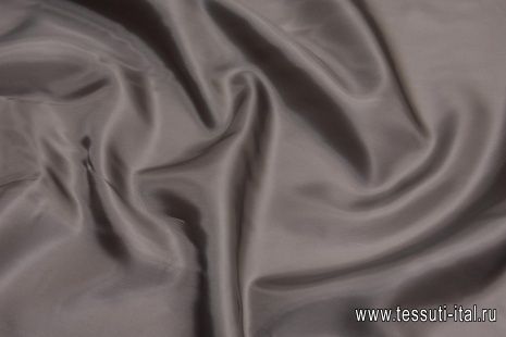 Подкладочная купра (о) светло-серо-коричневая - итальянские ткани Тессутидея арт. 08-1144