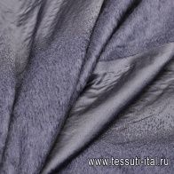 Плательная матлассе купон (1,8м) (о) широкая темно-серая полоса с ворсом Armani - итальянские ткани Тессутидея арт. 03-5545