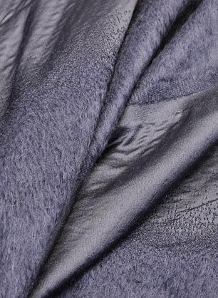 Плательная матлассе купон (1,8м) (о) широкая темно-серая полоса с ворсом Armani - в интернет-магазине тканей Тессутидея арт. 03-5545