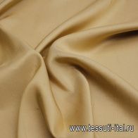 Шелк шантунг (о) песочный - итальянские ткани Тессутидея арт. 10-3119