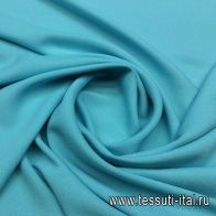 Плательная креп (о) ярко-голубая - итальянские ткани Тессутидея арт. 04-1079