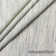 Бортовка (о) серо-белая меланж Loro Piana - итальянские ткани Тессутидея арт. 03-5822