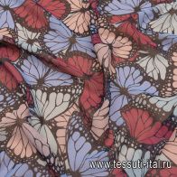 Шифон (н) крупные бабочки - итальянские ткани Тессутидея арт. 10-2660