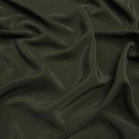 Крепдешин (о) хаки в стиле Ferragamo - итальянские ткани Тессутидея арт. 10-2007