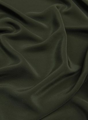 Крепдешин (о) хаки в стиле Ferragamo - в интернет-магазине тканей Тессутидея арт. 10-2007