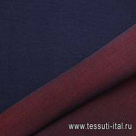 Джинса дабл (о) темно-синяя/красно-синяя - итальянские ткани Тессутидея арт. 01-7952