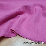 Трикотаж шерсть лоден водоотталкивающий (о) розовый Piacenza  - итальянские ткани Тессутидея арт. 15-0758