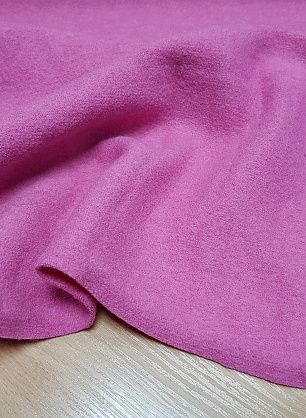 Трикотаж шерсть лоден водоотталкивающий (о) розовый Piacenza  - в интернет-магазине тканей Тессутидея арт. 15-0758