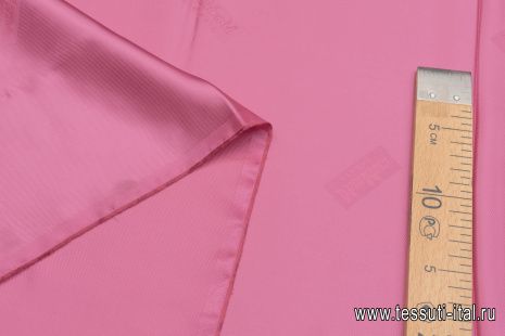 Подкладочная диагональ (о) розовая - итальянские ткани Тессутидея арт. 08-1257