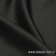 Пальтовая дабл кашемир+шерсть двухслойная (о) черная - итальянские ткани Тессутидея арт. 09-2151