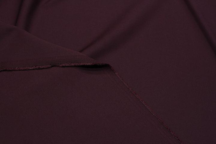 Хлопок стрейч (о) темно-бордовый - итальянские ткани Тессутидея арт. 01-7491