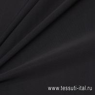 Трикотаж вискоза дабл (о) черный - итальянские ткани Тессутидея арт. 14-1680