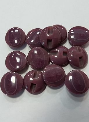 Пуговица пластик на ножке d-17мм светло-фиолетовая - в интернет-магазине тканей Тессутидея арт. F-4851