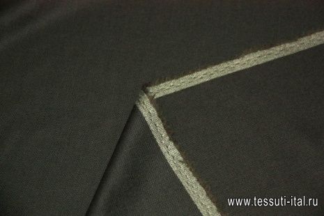 Костюмная (о) серо-коричневая ш-150см - итальянские ткани Тессутидея арт. 05-2214