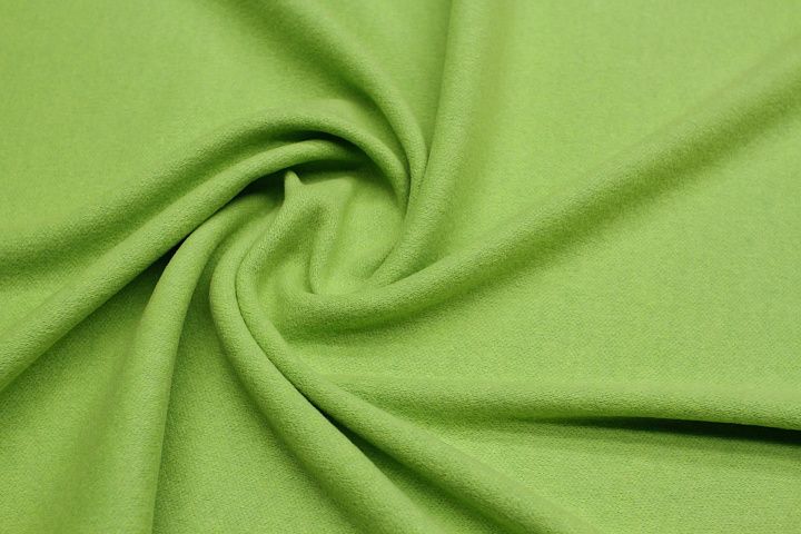 Трикотаж шерсть (о) салатовый - итальянские ткани Тессутидея арт. 15-1108