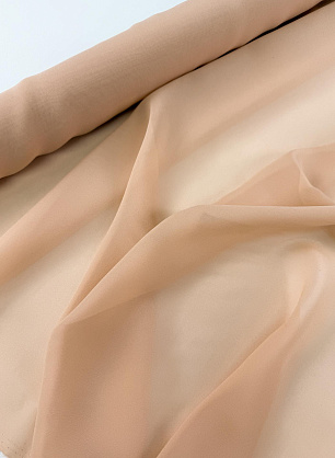 Шифон (о) светло-бежевый - в интернет-магазине тканей Тессутидея арт. 10-4886