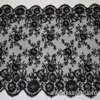 Кружево (о) черное Ermanno Scervino - итальянские ткани Тессутидея арт. 03-4293