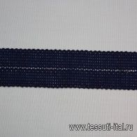 Тесьма синяя ш-3см - итальянские ткани Тессутидея арт. 01-3273
