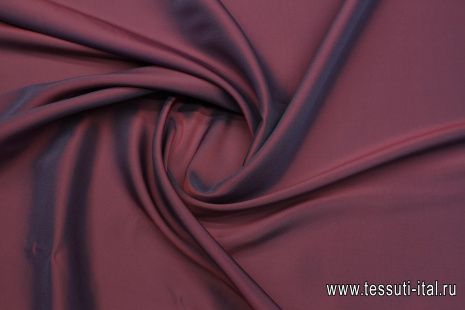 Подкладочная стрейч хамелеон (о) розово-голубая - итальянские ткани Тессутидея арт. 07-1515