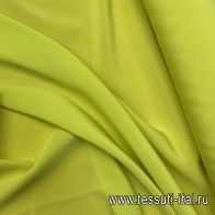 Крепдешин (о) желто-зеленый Etro - итальянские ткани Тессутидея арт. 02-7089