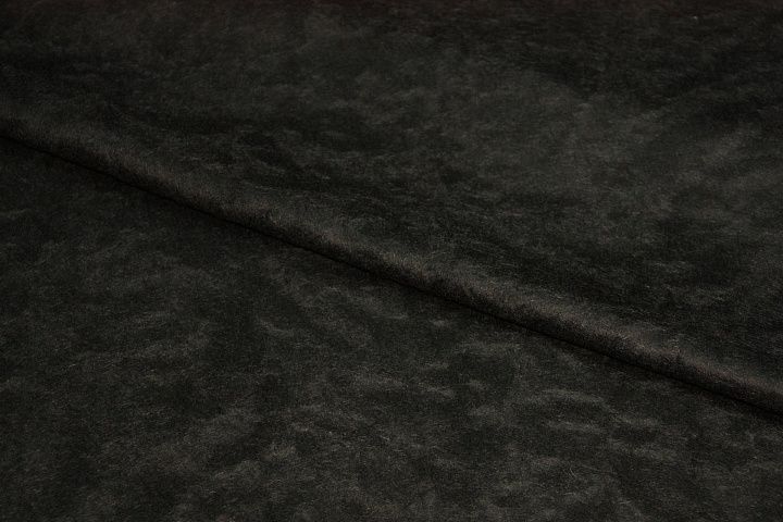 Пальтовая (о) черная ш-150см - итальянские ткани Тессутидея арт. 09-1187