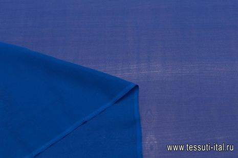 Шифон (о) васильковый - итальянские ткани Тессутидея арт. 10-2750