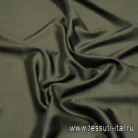 Подкладочная вискоза диагональ (о) темно-зеленая - итальянские ткани Тессутидея арт. 08-1421