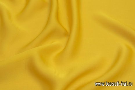 Шелк шармюз (о) темно-желтый - итальянские ткани Тессутидея арт. 10-2047