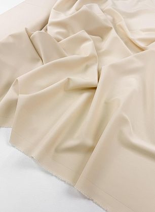 Костюмная шерсть стрейч (о) молочная - в интернет-магазине тканей Тессутидея арт. 05-5205