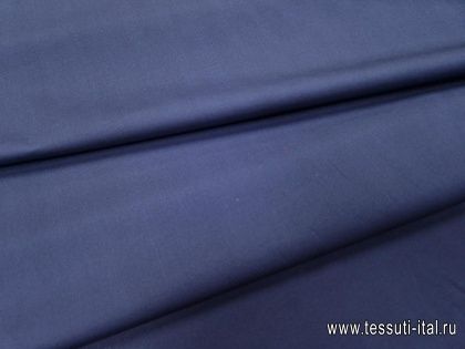 Сорочечная стрейч (о) темно-синяя - итальянские ткани Тессутидея арт. 01-4562