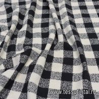 Шанель (н) черно-белая клетка в стиле Escada - итальянские ткани Тессутидея арт. 03-6726