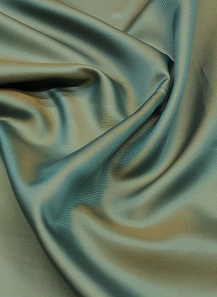 Подкладочная диагональ вискоза с ацетатом (о) бежево-бирюзовая - в интернет-магазине тканей Тессутидея арт. 08-1450